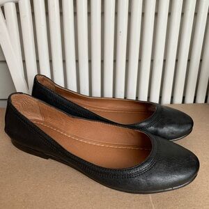 Frye Black Leather Loafers